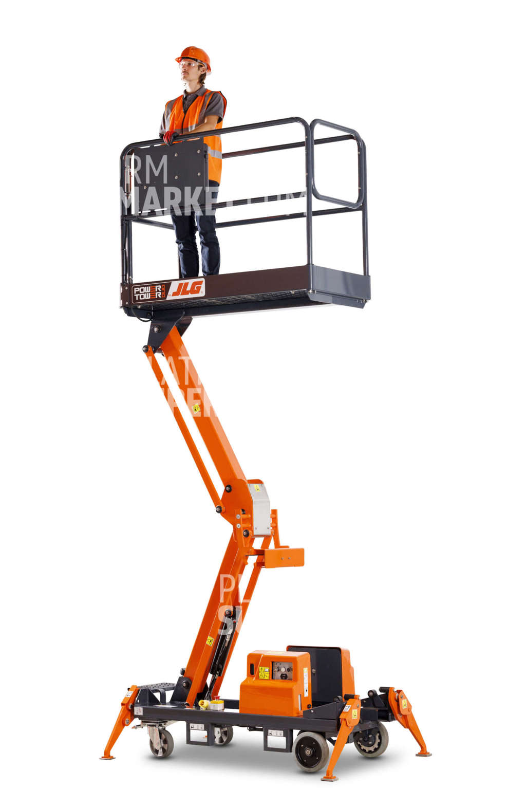 5.1m Power Towers Power Tower Duo 2023 V3 Electric Push Around Platform ...