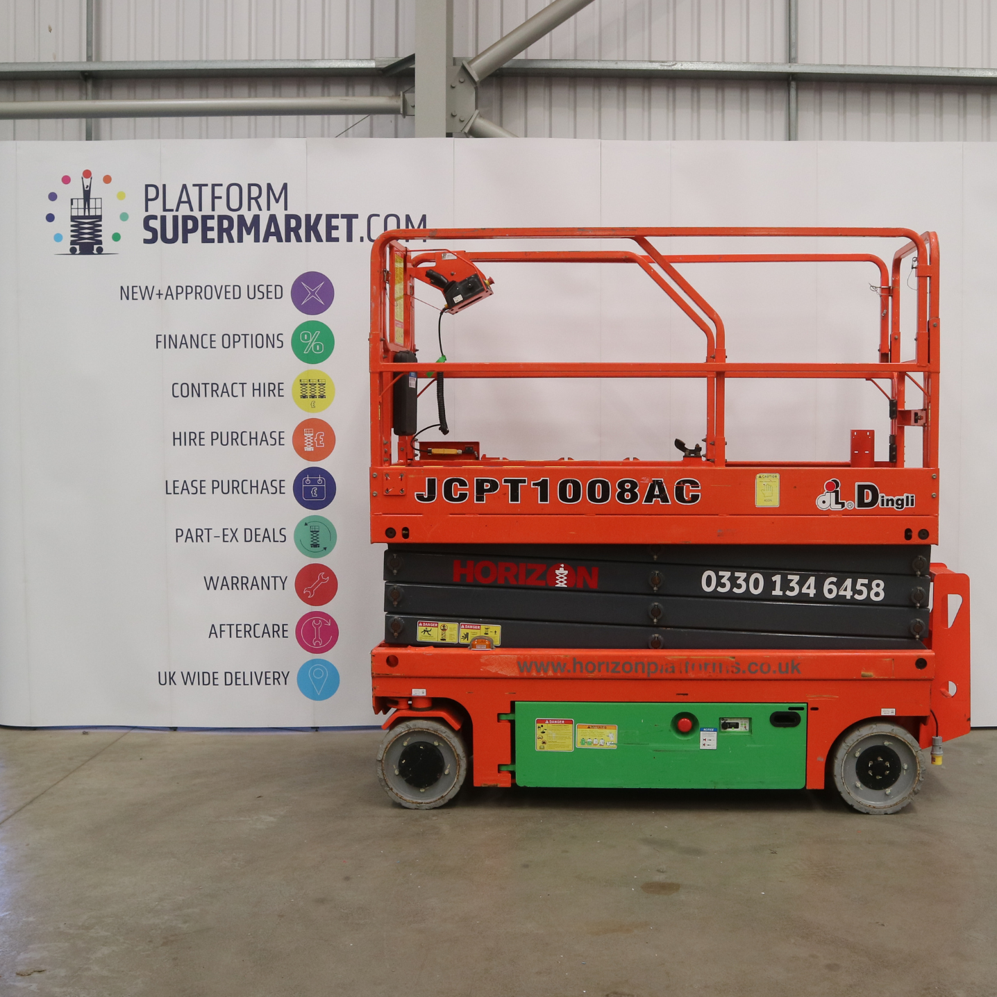 10m-Used-2021-Dingli-1008AC-1444-Electric-Scissor-Lift