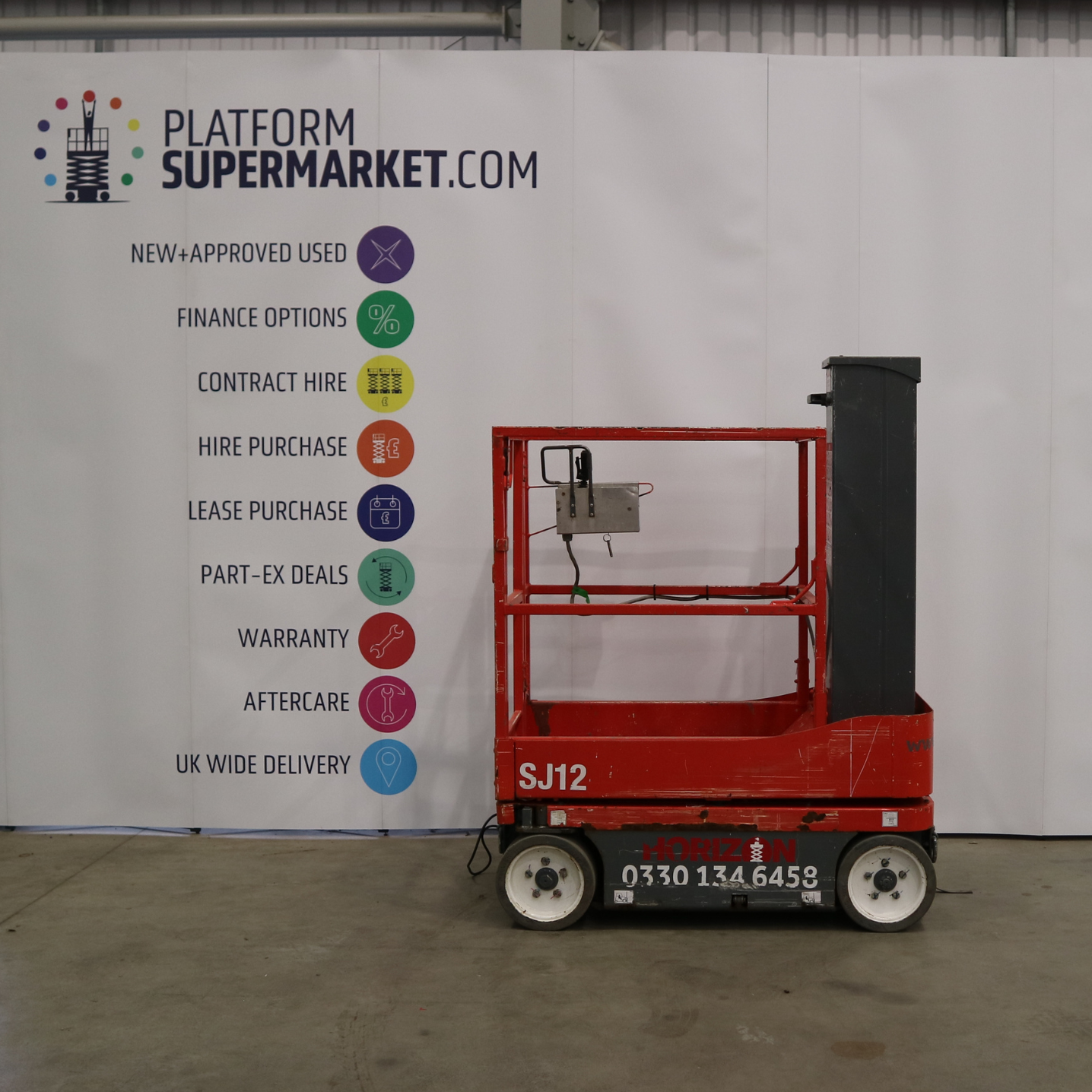 5-48m-Used-2016-SkyJack-SJ16-2013-Electric-Vertical-Mast-Lift