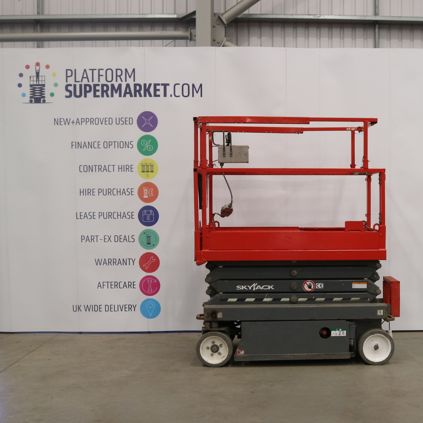 7-8m-Used-2017-SkyJack-SJ3219-A773597-Electric-Scissor-Lift