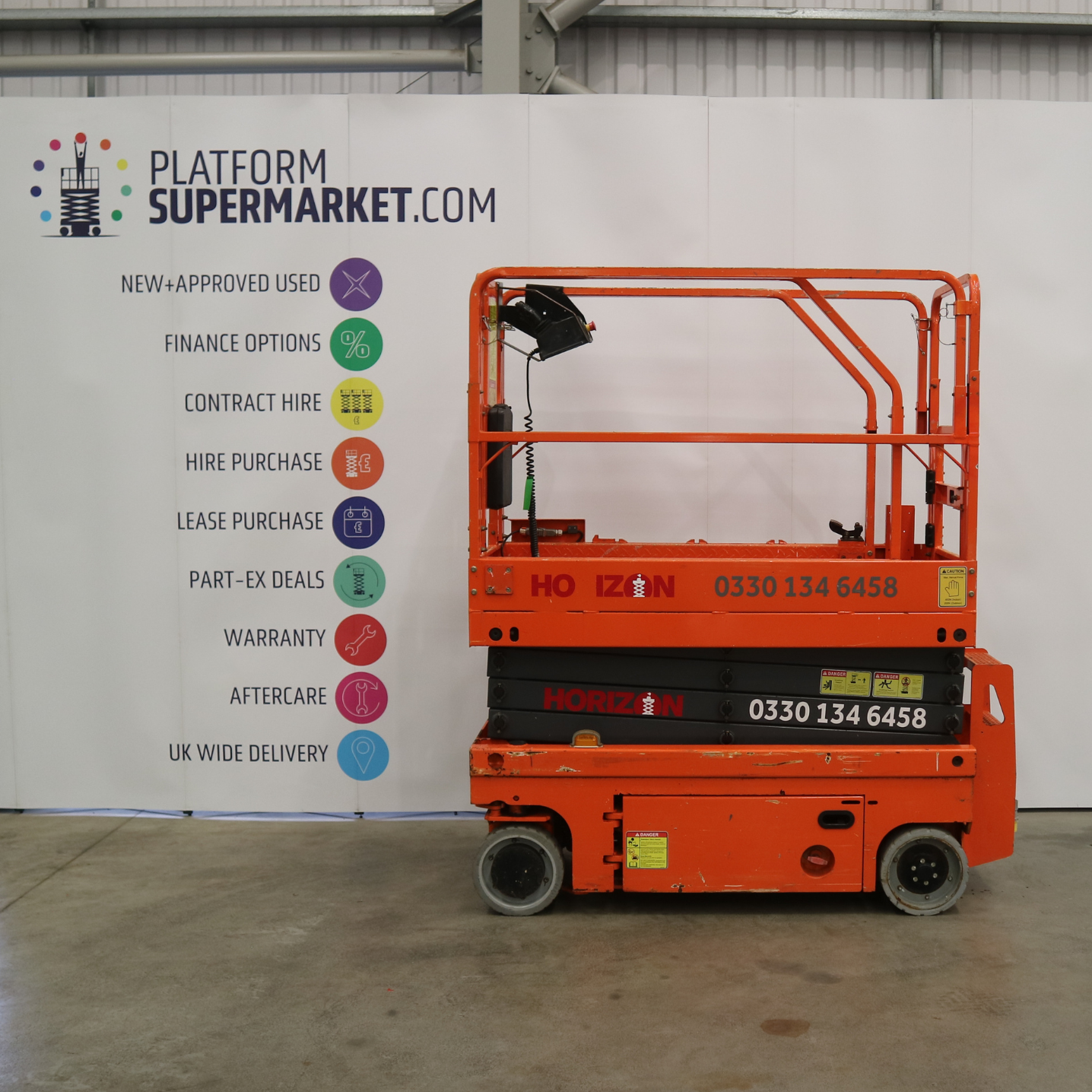 7-8m-Used-2019-Dingli-0807DCS-1330-Electric-Scissor-Lift
