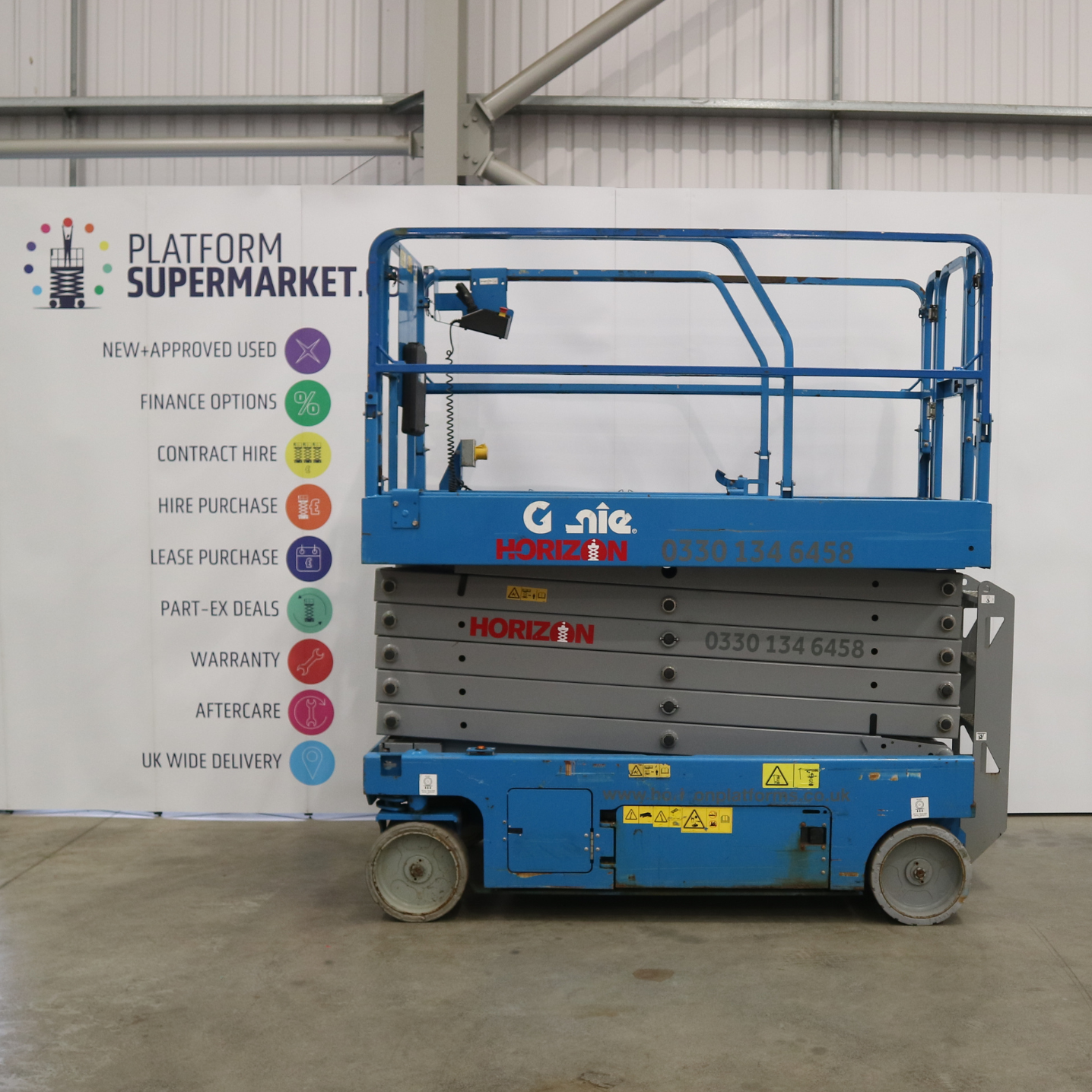 13-93m-Used-2017-Genie-GS4047-1257-Electric-Scissor-Lift