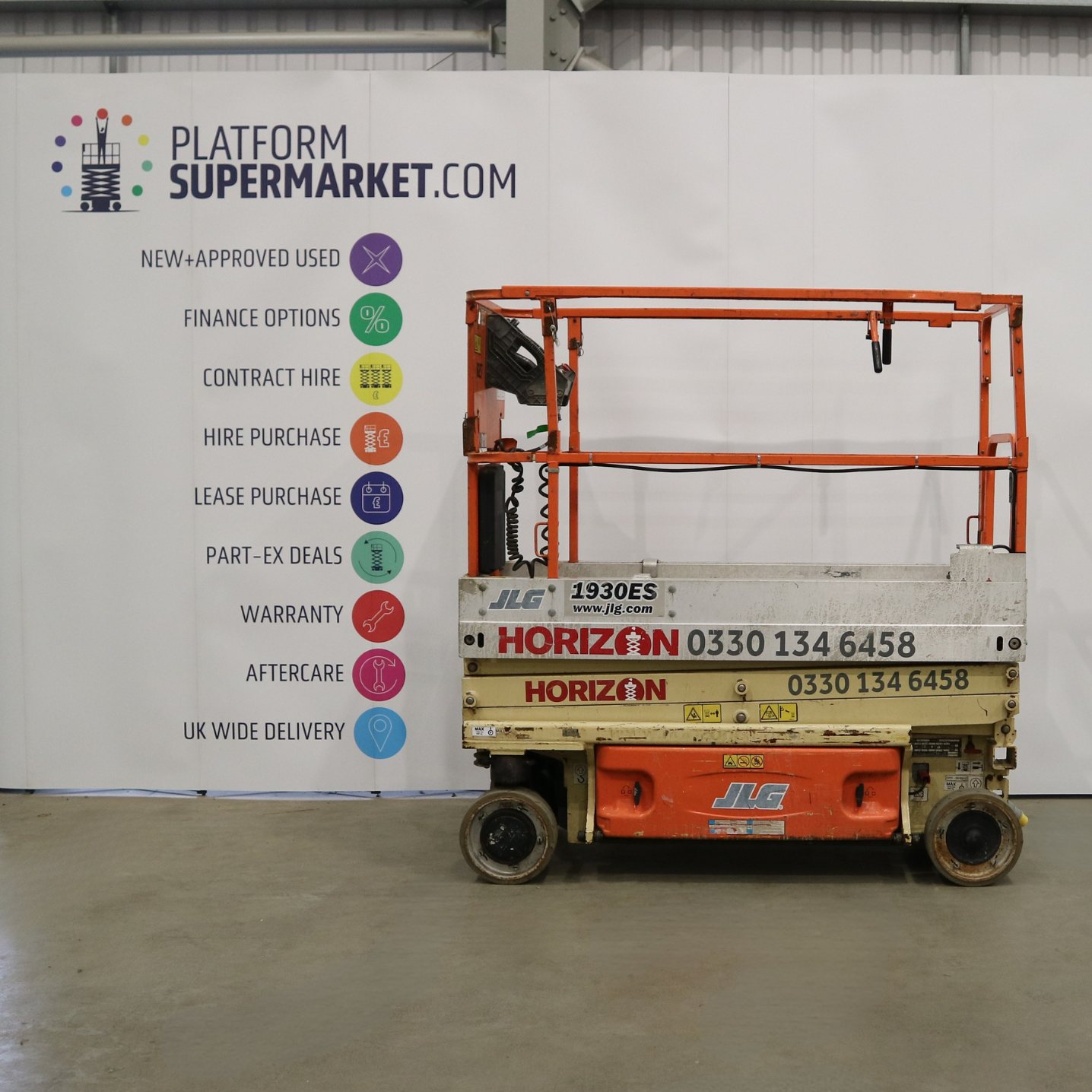 7-8m-Used-2014-JLG-1930ES-627-Electric-Scissor-Lift
