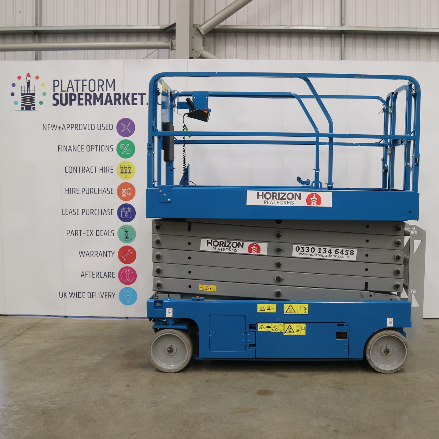 13-93m-Used-2017-Genie-GS4047-1132-Electric-Scissor-Lift